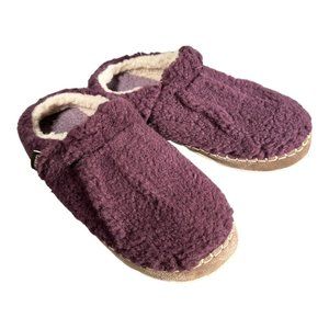 L.L. Bean Scuffs Mule Slippers Purple Ivory Women's 8 M